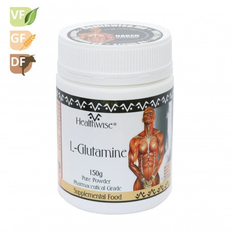 Healthwise L-Glutamine 150g, Digestive Health & Brain Function