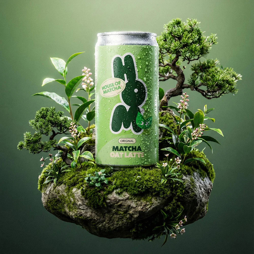 House Of Matcha Original Oat Matcha Latte 250mL, Plant Based & Dairy Free