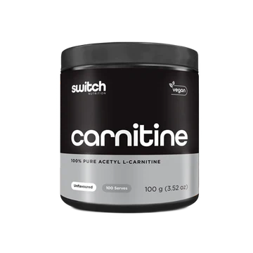 Switch Nutrition Acetyl L-Carnitine 100g Health Nuts Australia Switch Nutrition Acetyl L-Carnitine 100g Health Nuts Australia