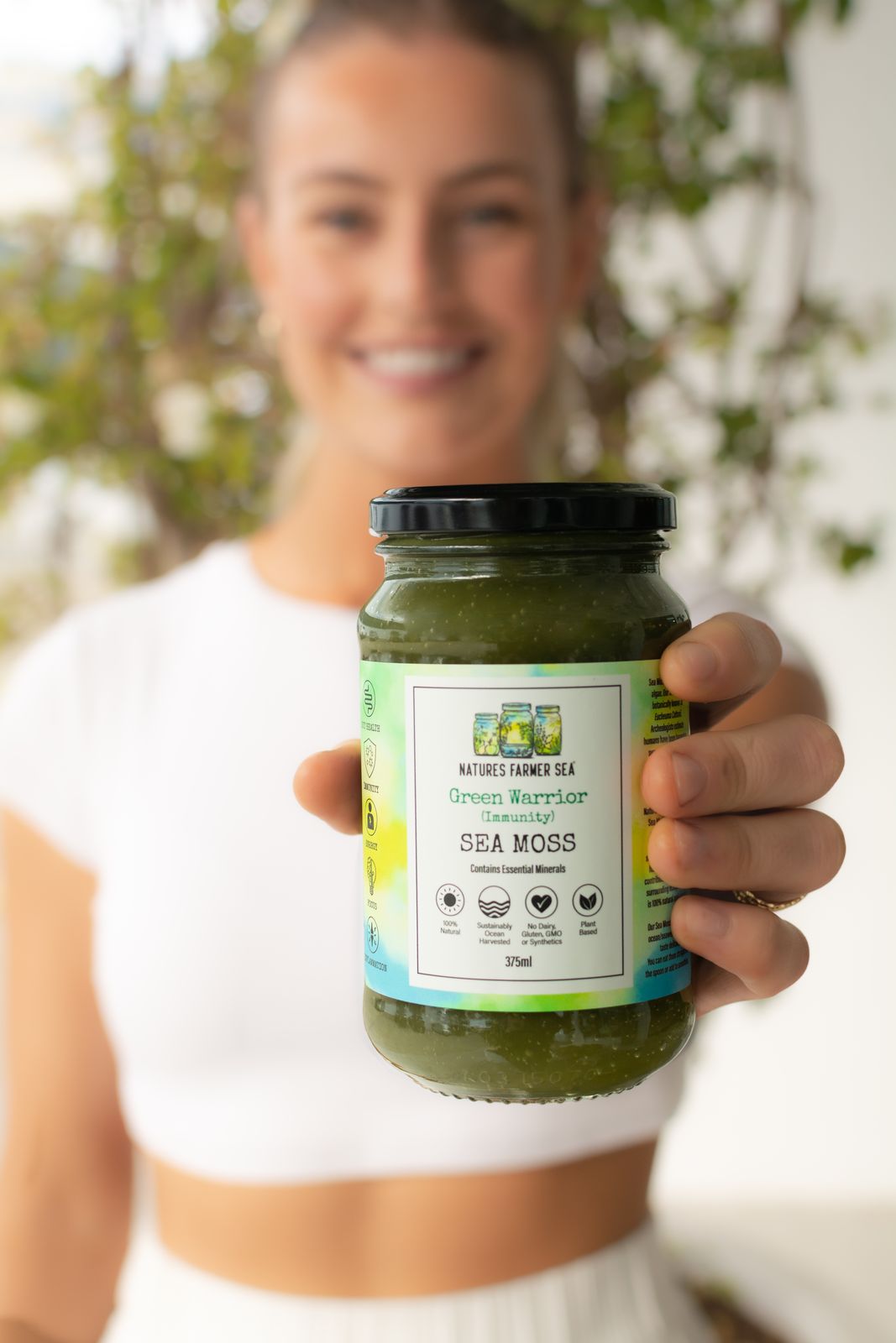 Natures Farmer Sea Moss Gel 375mL Or 500mL Green Warrior For Your Immune System