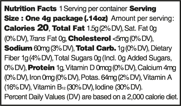 Ocean's Halo Seaweed Snacks 4g, Korean BBQ