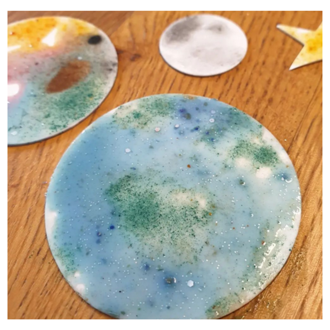 Eco Art & Craft, Glitter Eco Paint {Plastic Free, Bio-Glitter Paints}