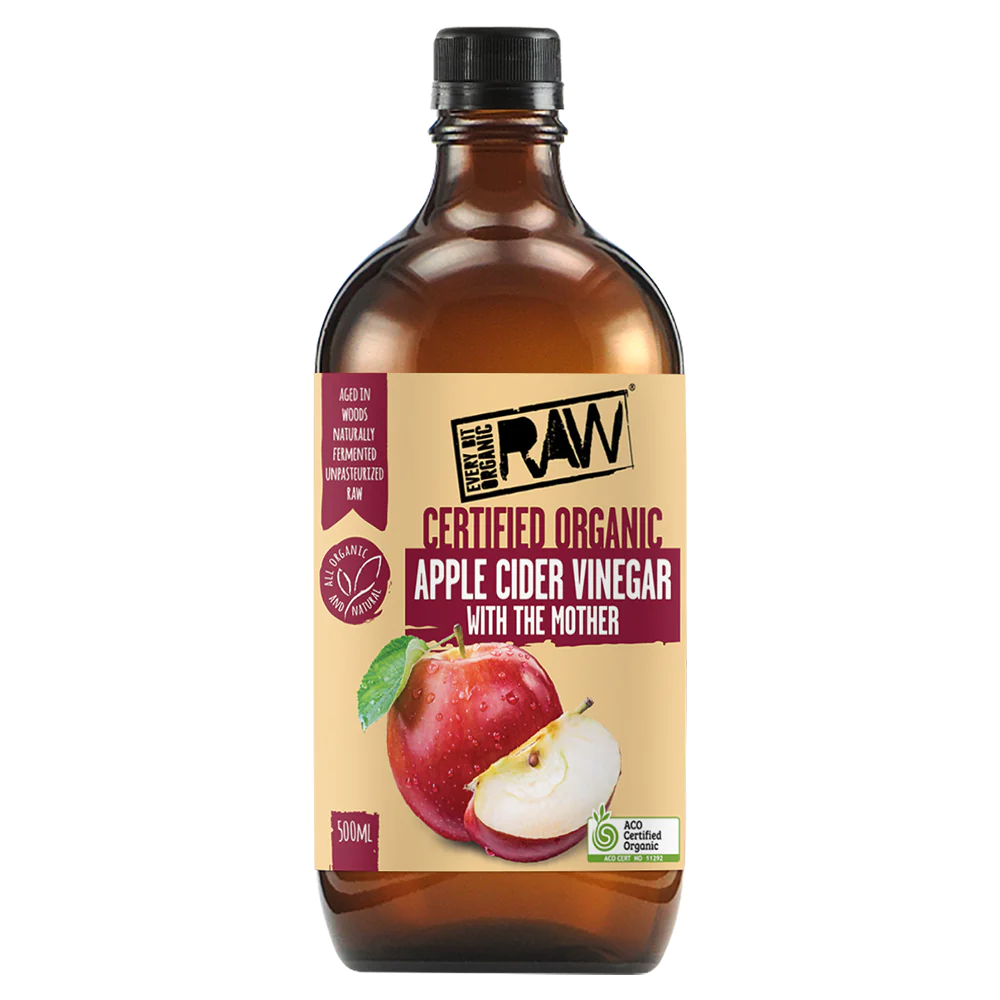 Every Bit Organic Raw Vinegar 500ml, Apple Cider {With The Mother}