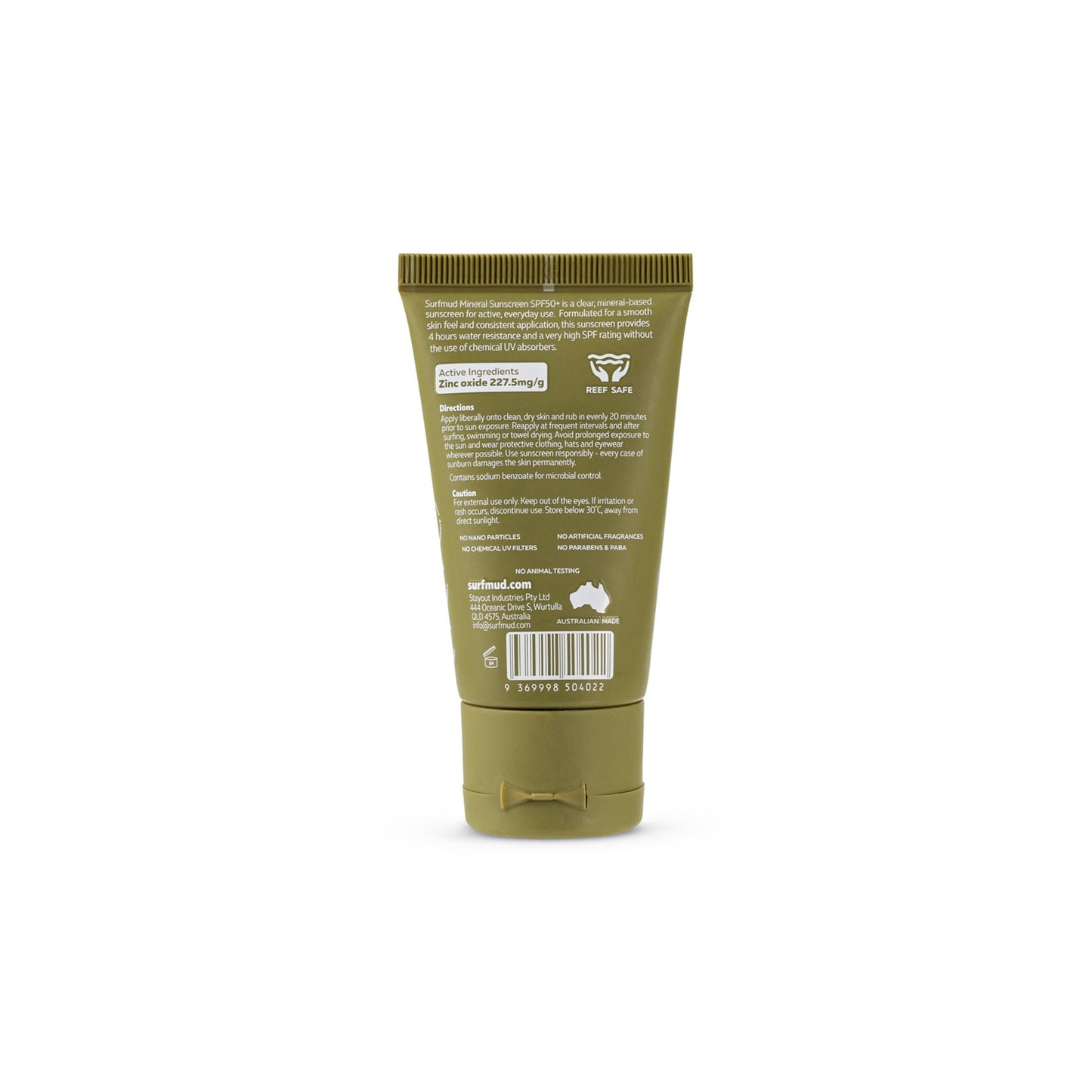 Surfmud Mineral Sunscreen 50g Or 125g, SPF50+
