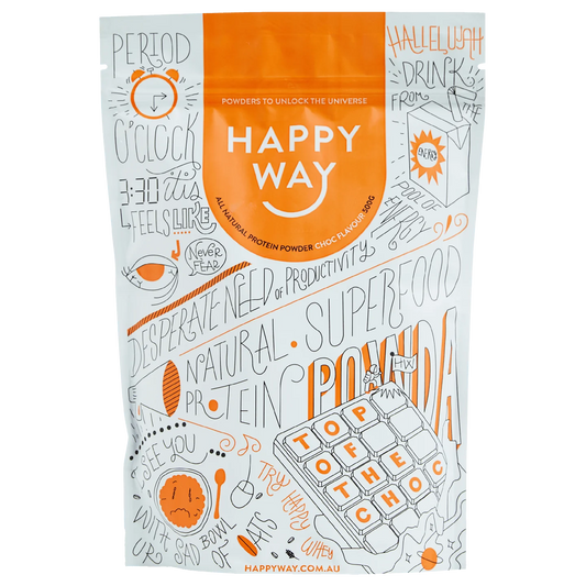 Happy Way Whey Protein Powder 60g, 500g Or 1Kg, Chocolate Flavour