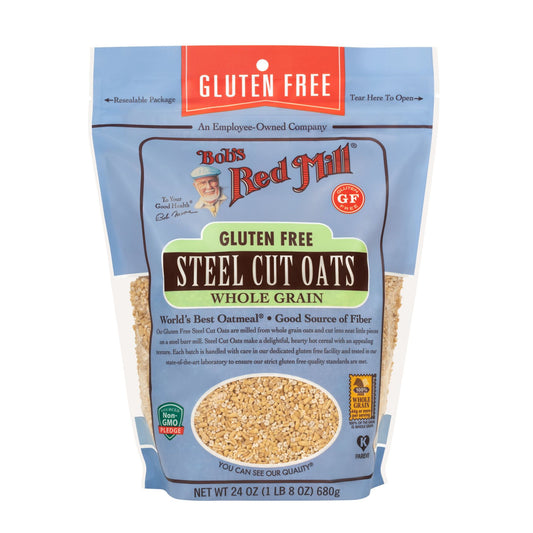 Bob's Red Mill Pure Whole Grain Steel Cut Oats 680g, Wheat Free