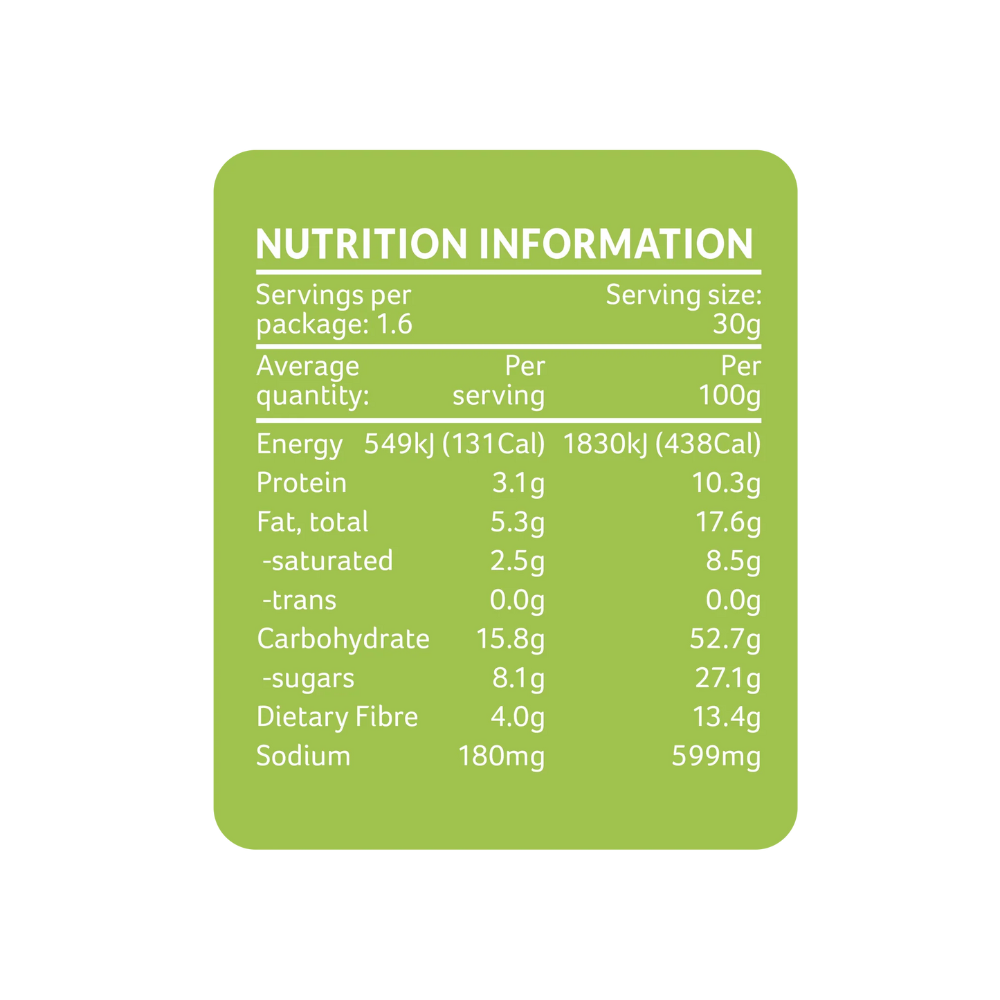 DJ&A Crunch Time 50g, Original