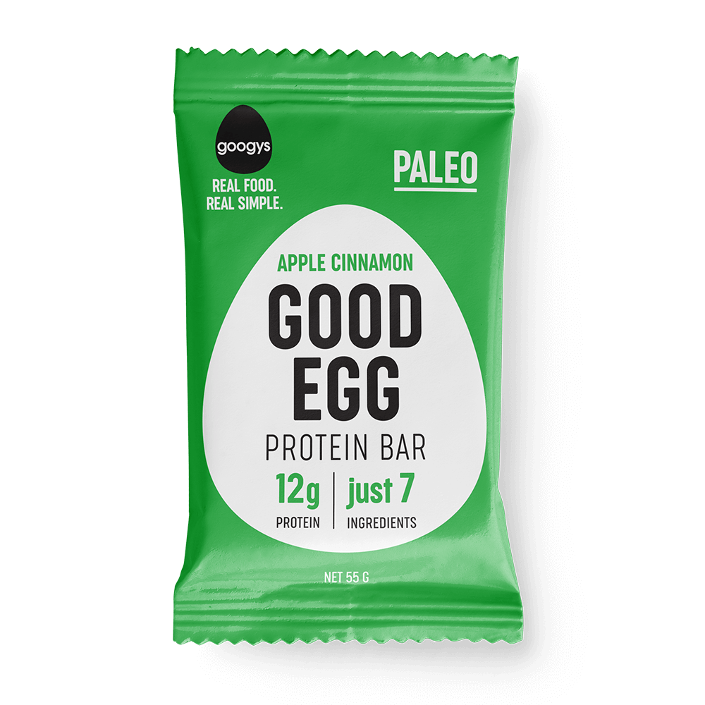 Googy's Good Fat Collagen Bar 45g, Apple Cinnamon