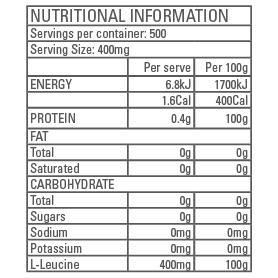 Gen-Tec Nutrition L-Leucine 200g