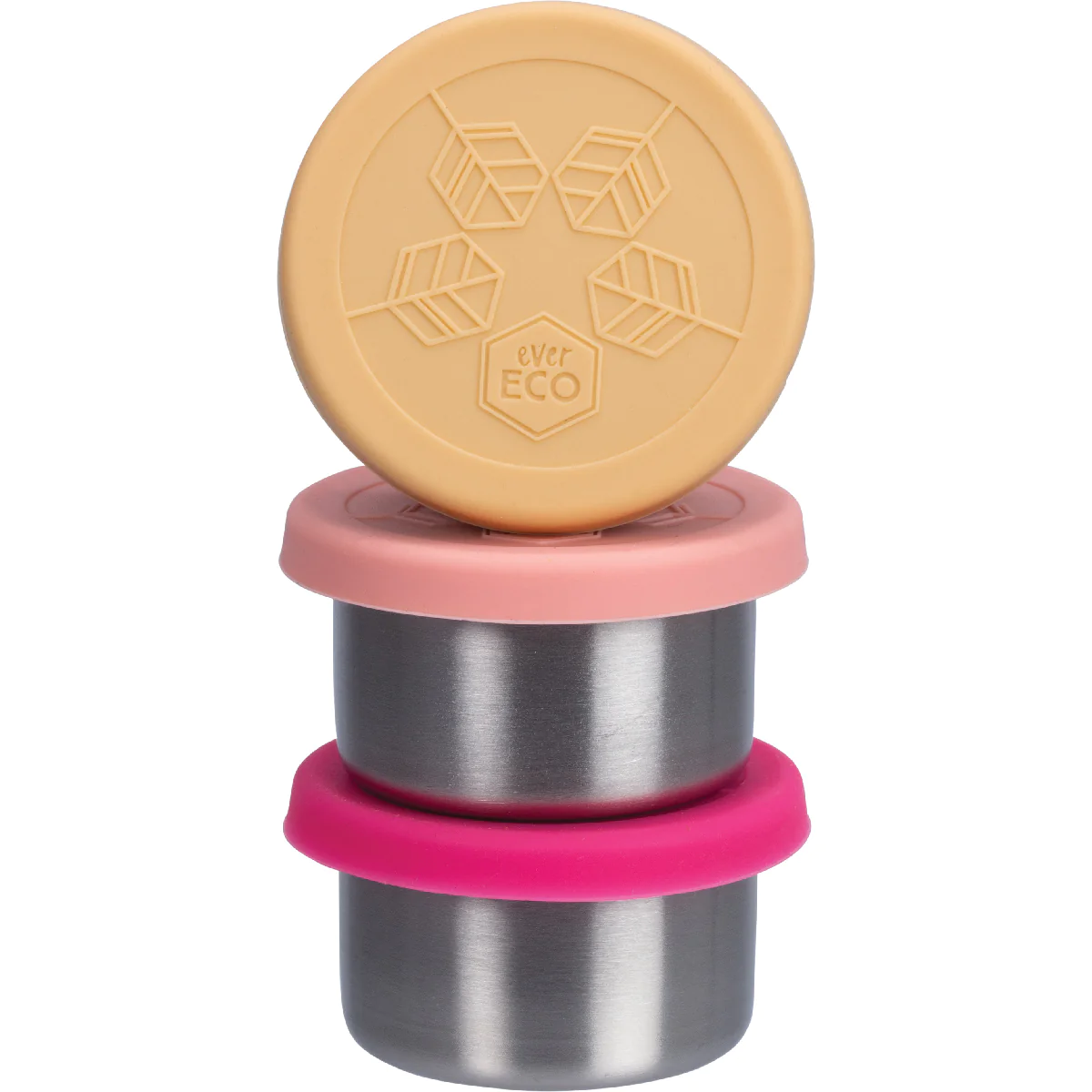 Ever Eco Stainless Steel Mini Containers 3x60ml, Rise