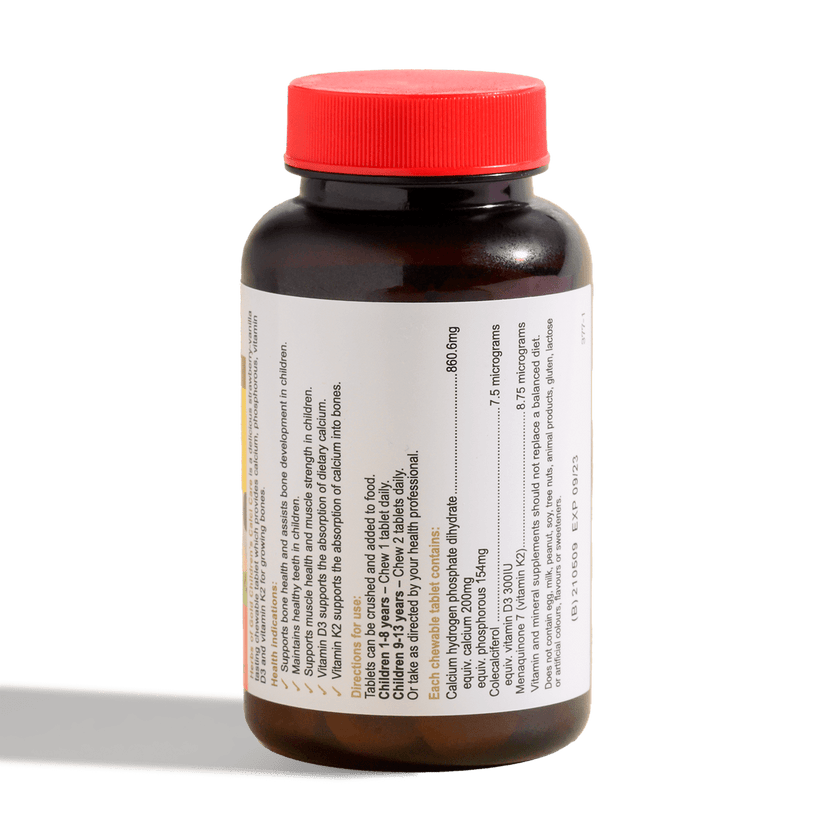 Herbs Of Gold Children's Calci Care, 60 Chewable Tablets (Vegan)