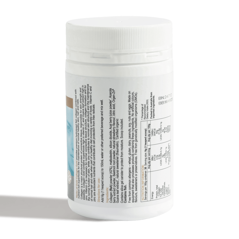 Herbs Of Gold Collagen Gold, 180g Natural Berry Flavour