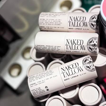 Naked Tallow Lip Balm 7g, For Luscious Lips