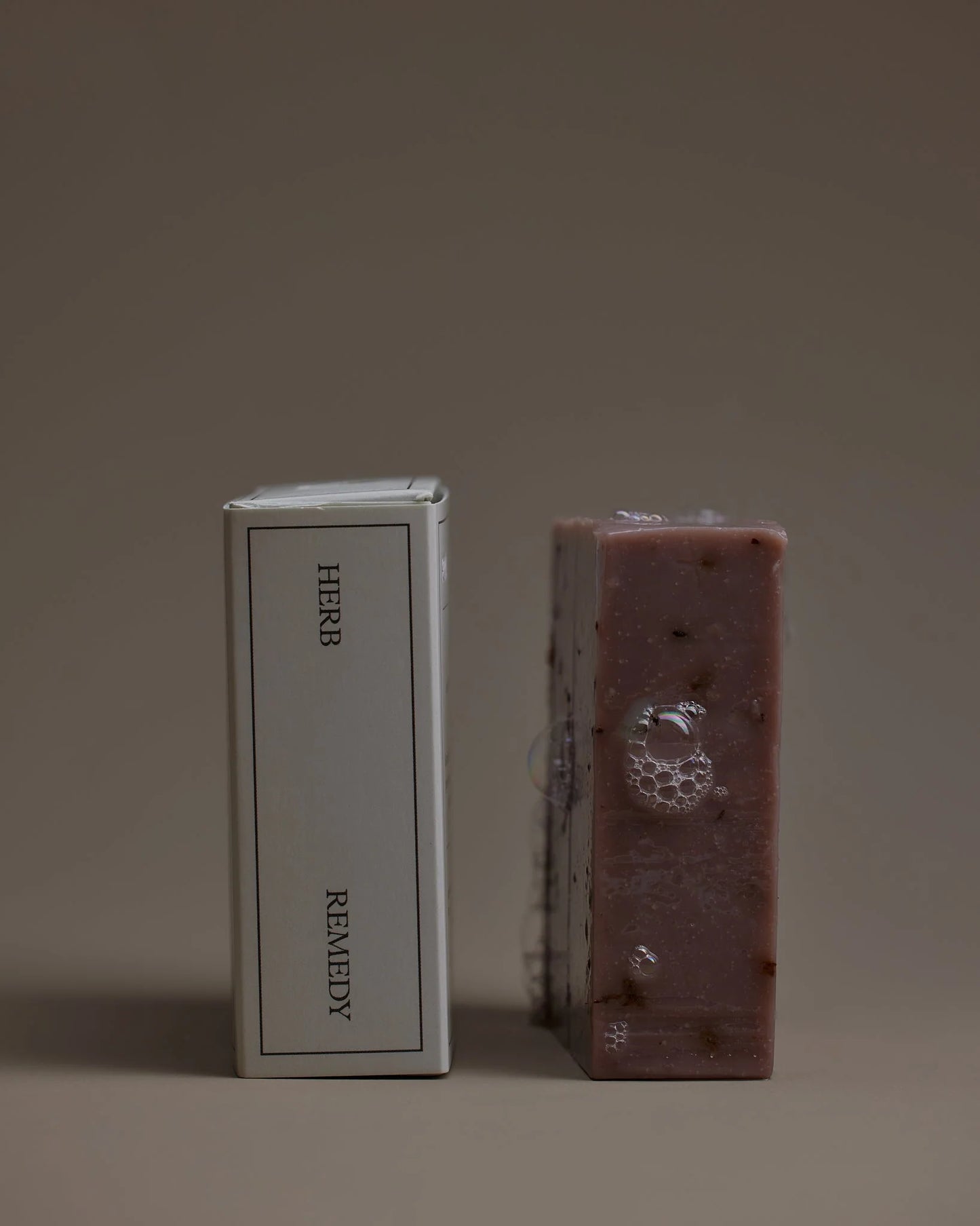 Herb Remedy Soaps Lavender With Purple Clay & Solar-Infused Lavender Oil 170g, With Solar Infused Plant Based Oils