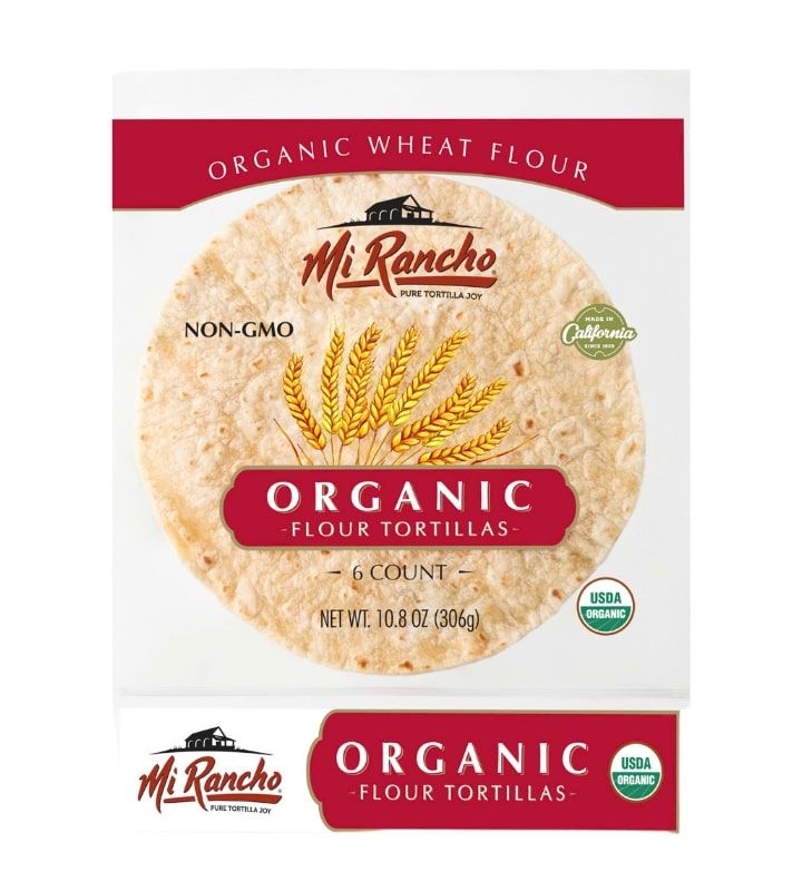 Mi Rancho Organic Soft Flour Tortillas 258g, Pure Tortillas Joy