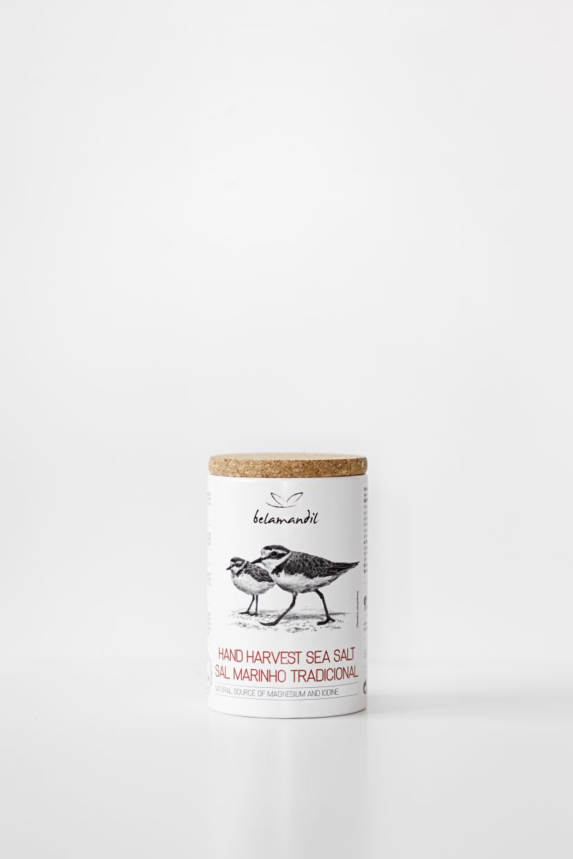 Belamandil Hand Harvested Organic Fine Sea Salt 500g, Natural Source Of Magnesium & Iodine