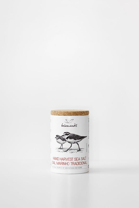Belamandil Hand Harvested Organic Fine Sea Salt 500g, Natural Source Of Magnesium & Iodine