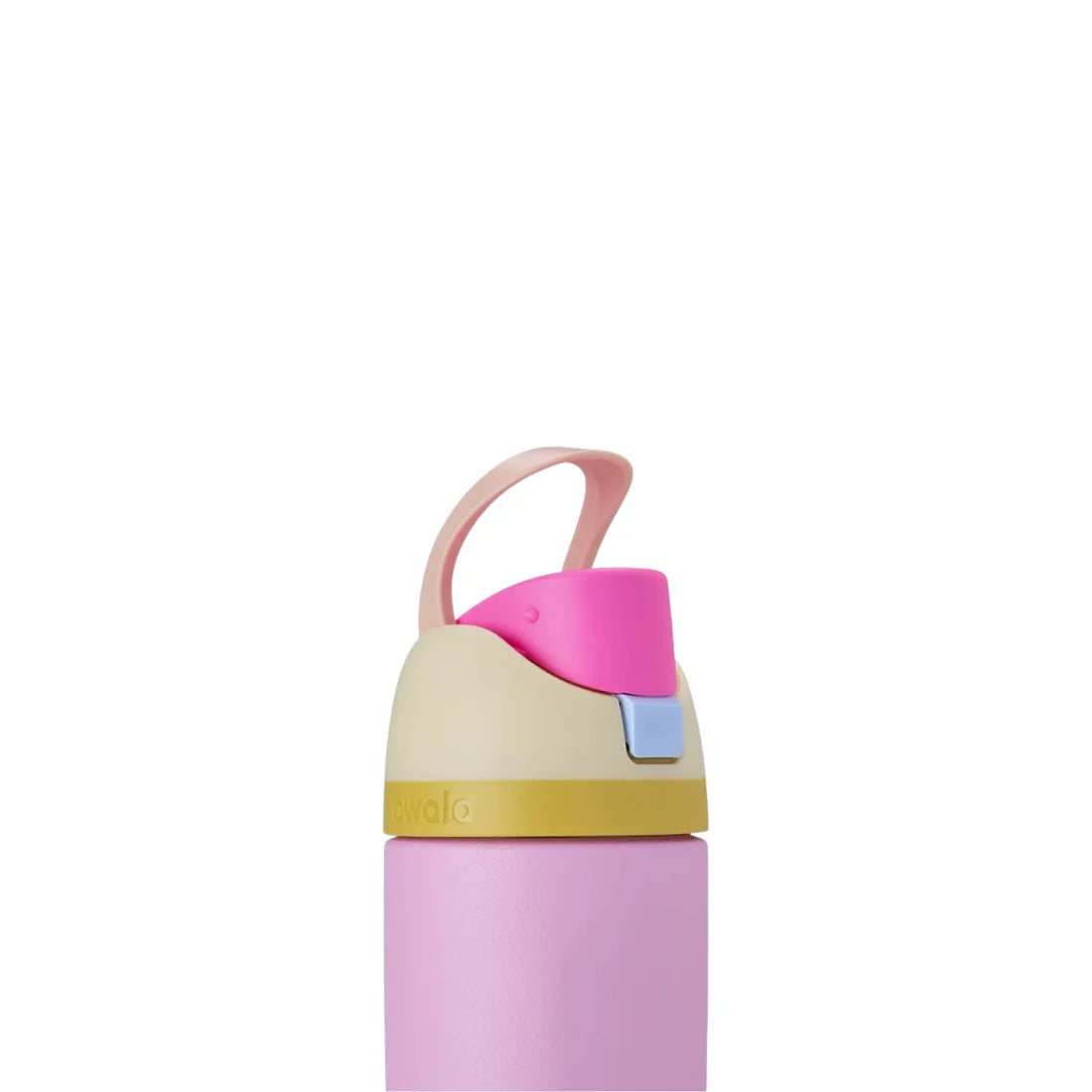 Owala Kids' FreeSip Stainless Steel Water Bottle 16oz, Tutti Fruity {Yellow/Pink}