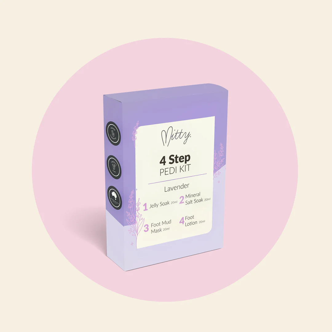 Mitty 4 Step Pedi Kit, Lavender