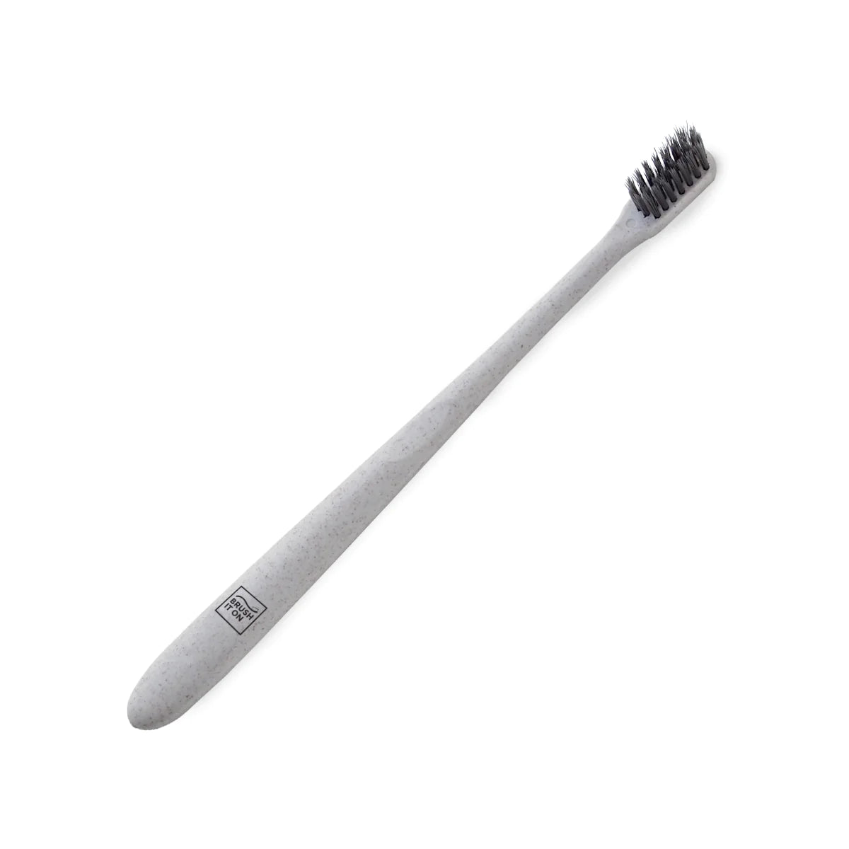 Brush It On Wheat Straw Toothbrush, Soft Bristles & Charcoal Infused
