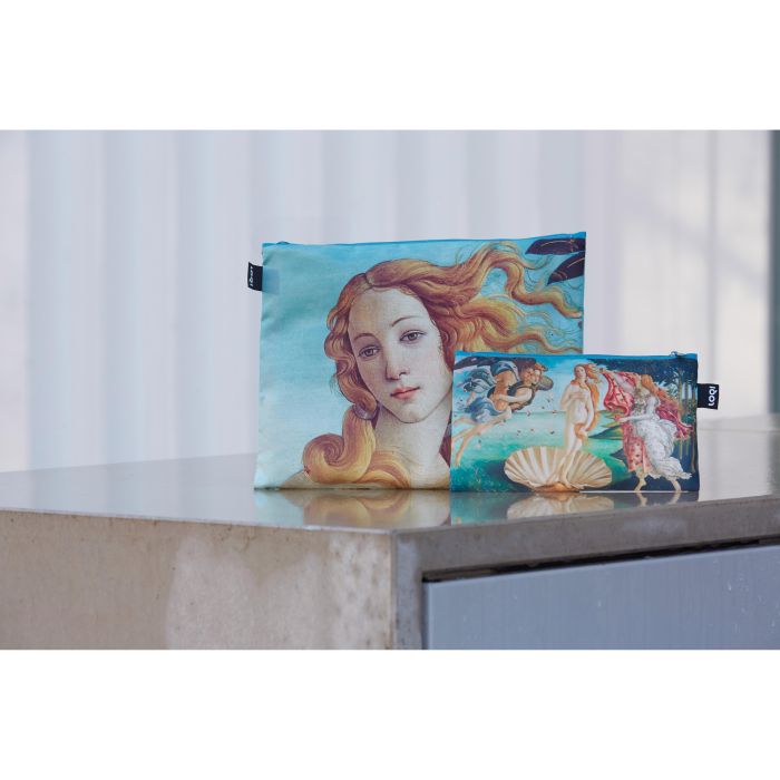 LOQI Recycled Zip Pockets Set Of Three, The Birth Of Venus | Primavera By Sandro Botticelli
