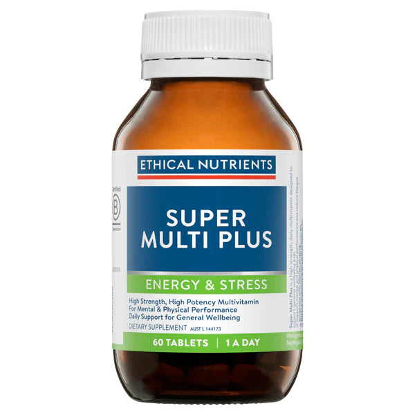 Ethical Nutrients Super Multi Plus 30, 60 Or 120 Tablets, 1 A Day For General Wellbeing