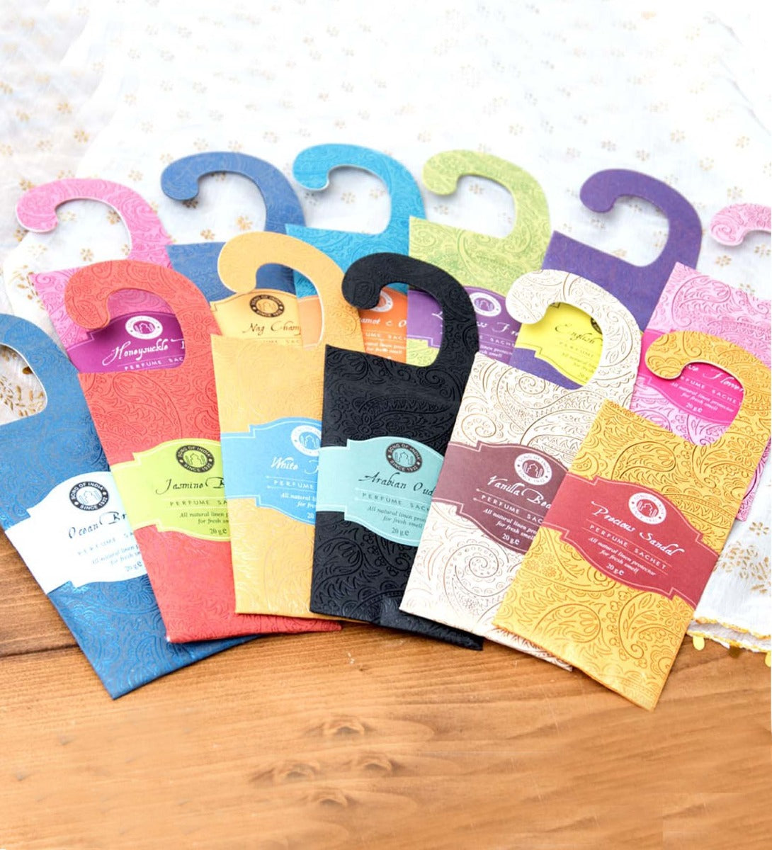 Song Of India Hanging Perfume Sachet 20g, Fragrance May Vary Includes 1 Sachet