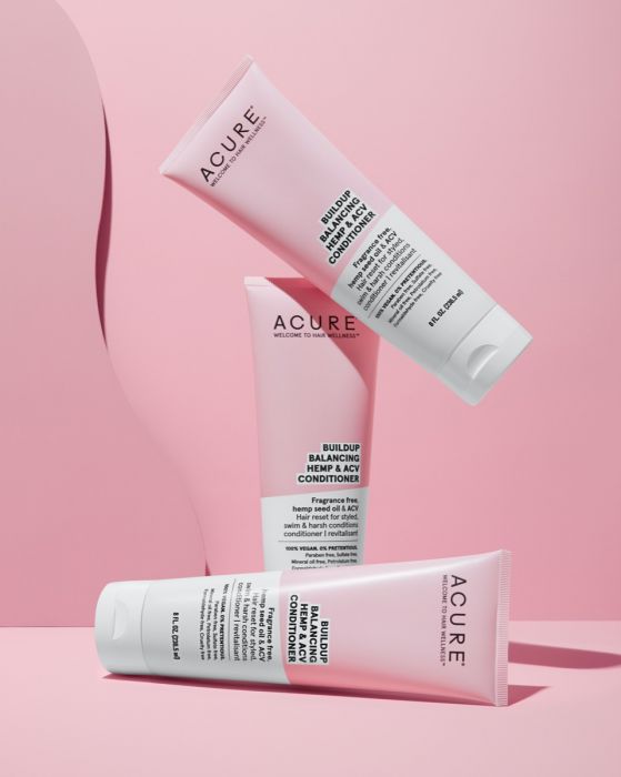 Acure Buildup Balancing Hemp & ACV Conditioner 236ml, For Soft, Manageable Hair