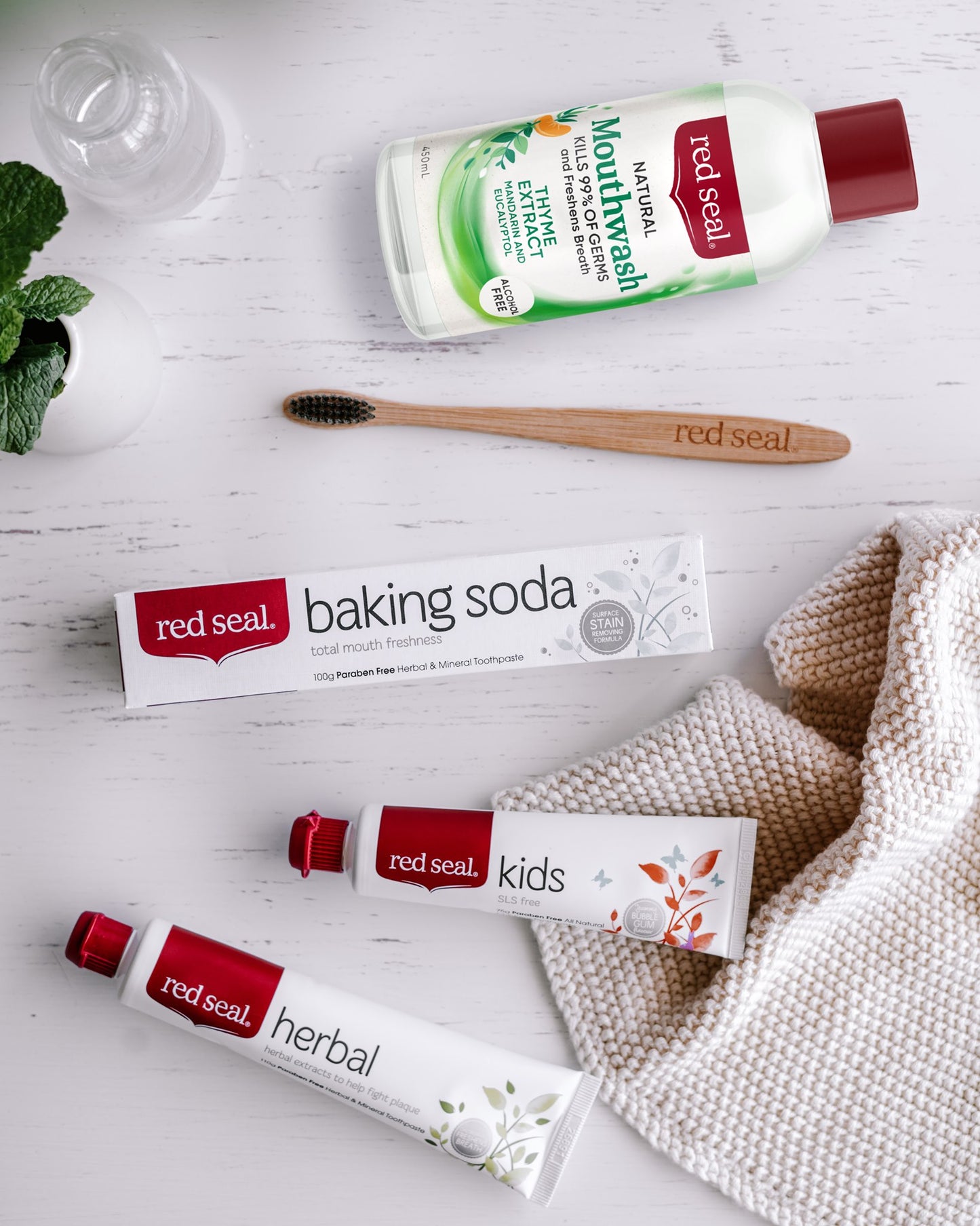 Red Seal Herbal Toothpaste 100g, A Formula To Help Fight Plaque