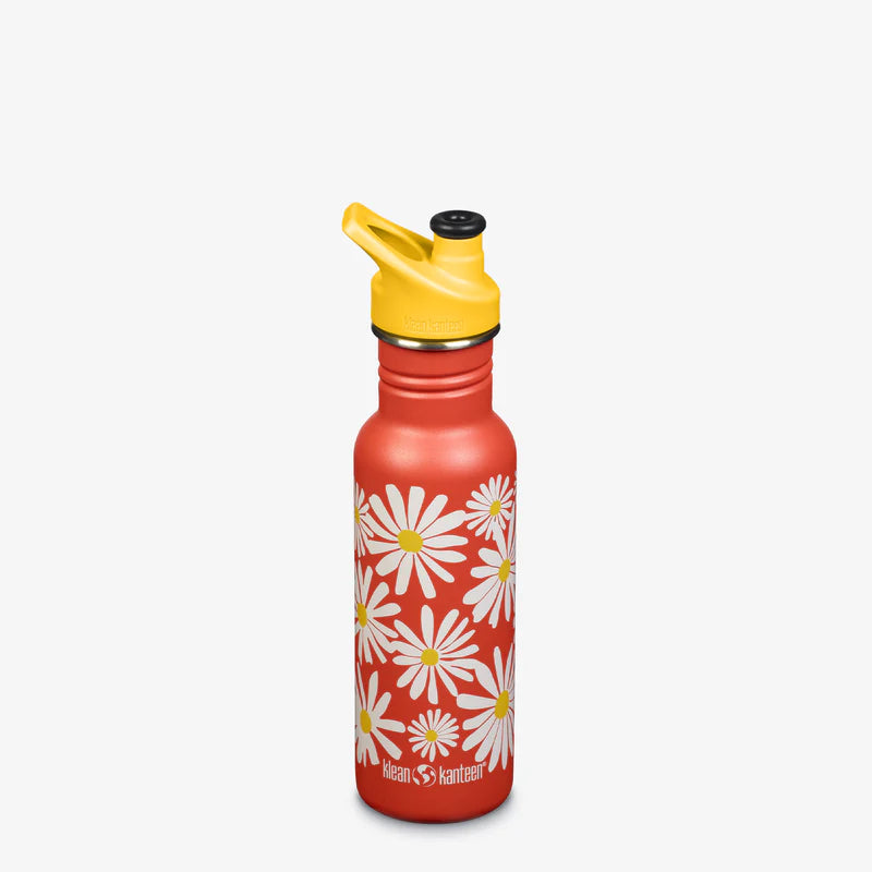 Klean Kanteen Classic Narrow 18oz (532ml), With Sports Cap