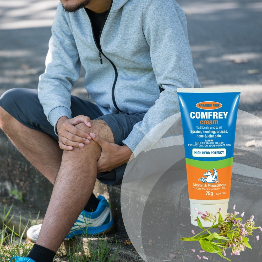 Martin & Pleasance All Natural Comfrey Cream 75g Tube, For Sprains & Swelling