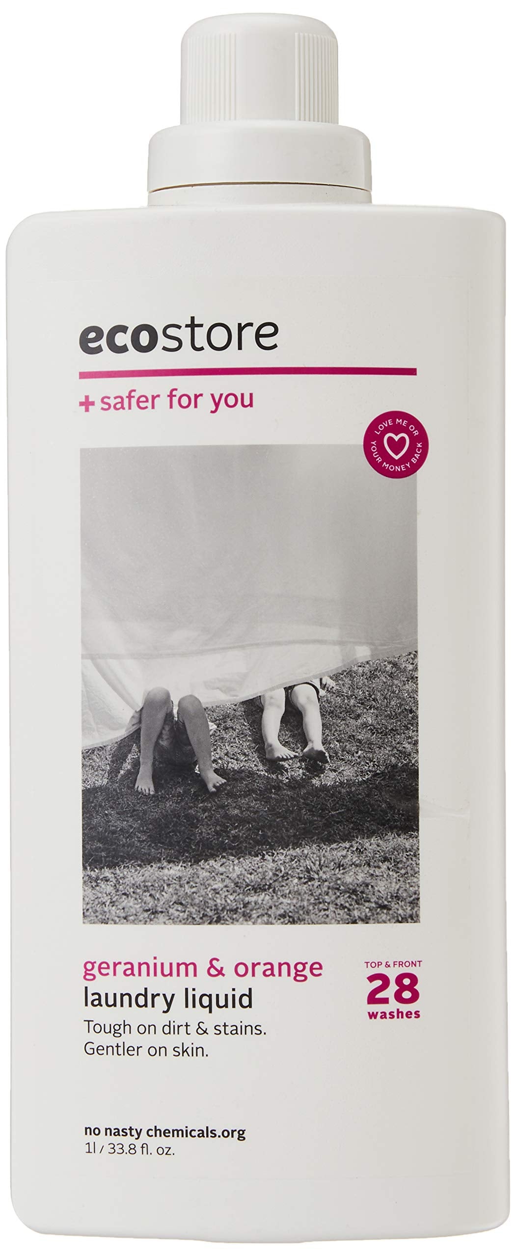 Ecostore Laundry Liquid 1L, Geranium & Orange Fragrance