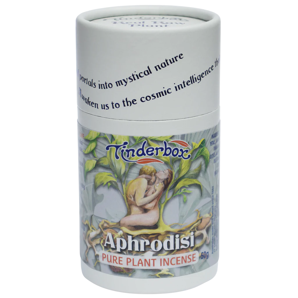 Tinderbox Aphrodisi Incense 50g, Creates Opulent & Sensual Atmosphere