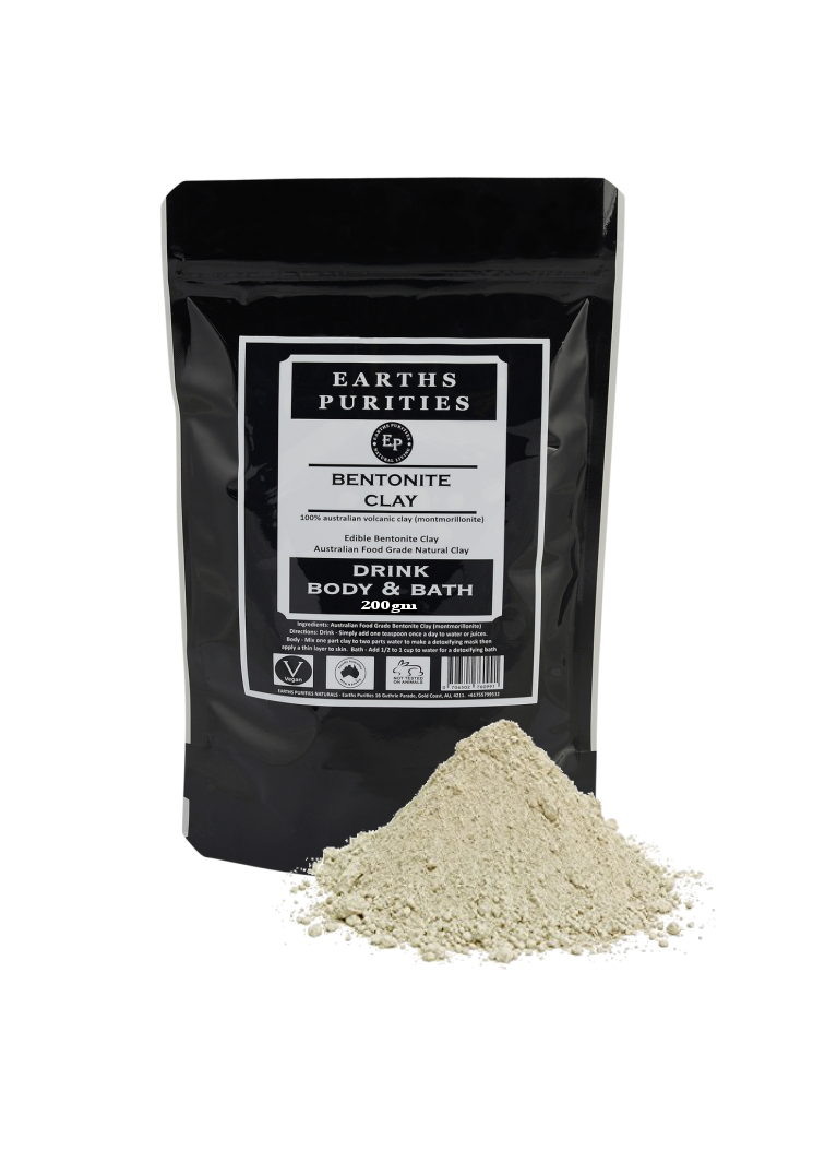 Earth Purities Bentonite Clay 200g, Drink, Body & Bath