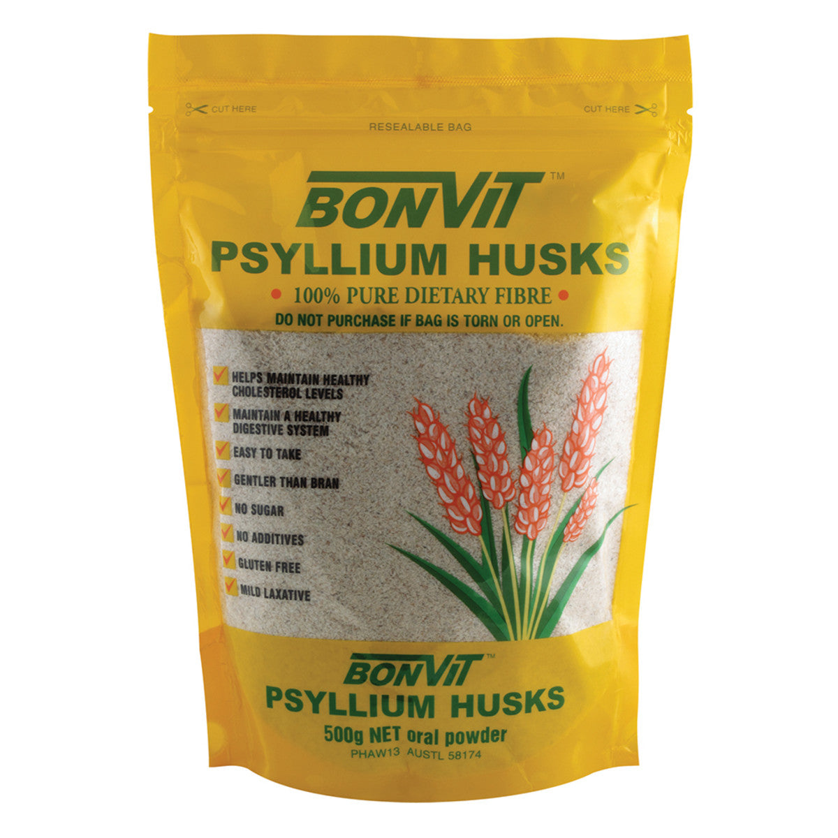 Bonvit Psyllium Husk Powder 200g, 500g Or 1Kg