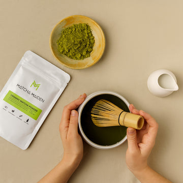 Matcha Maiden Japanese Matcha Green Tea Powder 70g, 100% Pure Stone Ground