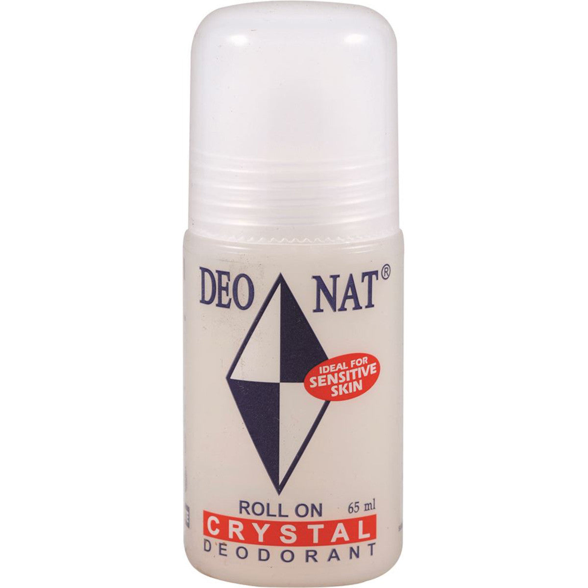 Deonat Crystal Roll On Deodorant 65mL, Natural Mineral Salts