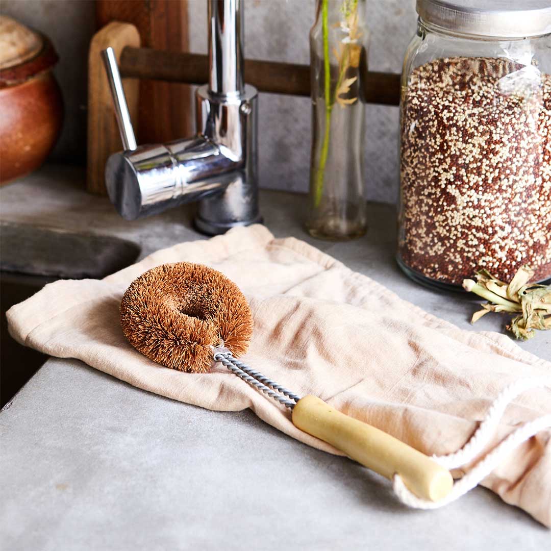 Eco Max Dish Brush, 100% Natural & Plastic Free