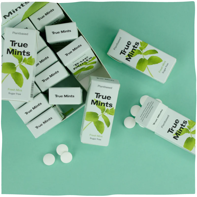 True Mints Sugar Free Mints A Single Pack (13g) Or A Box Of 18, Fresh