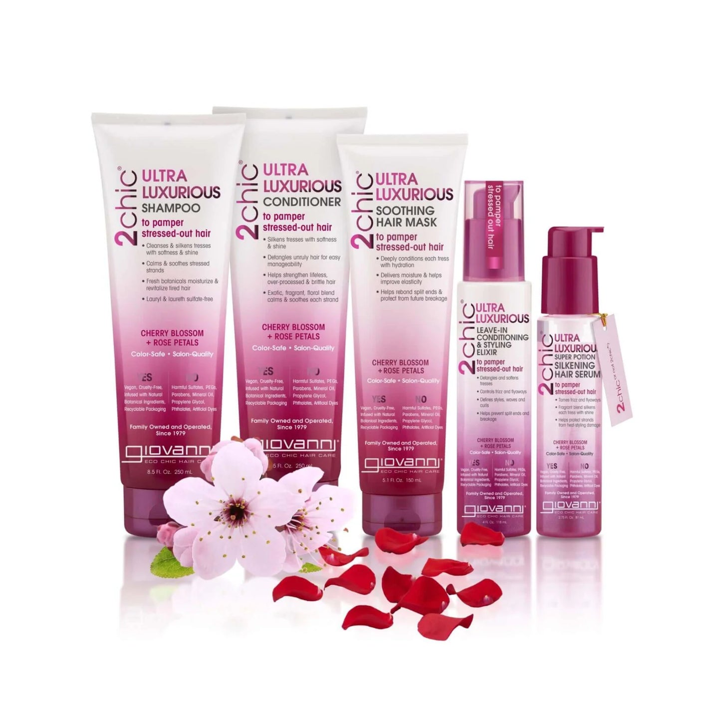 Giovanni 2Chic Ultra-Luxurious Leave In Conditioner 118ml, To Pamper Stressed-Out Hair