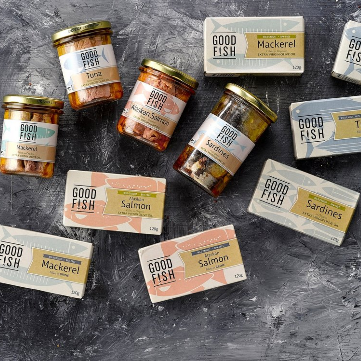 Good Fish Tuna Fillets 195g, In Organic Extra Virgin Olive Oil {Glass Jar}