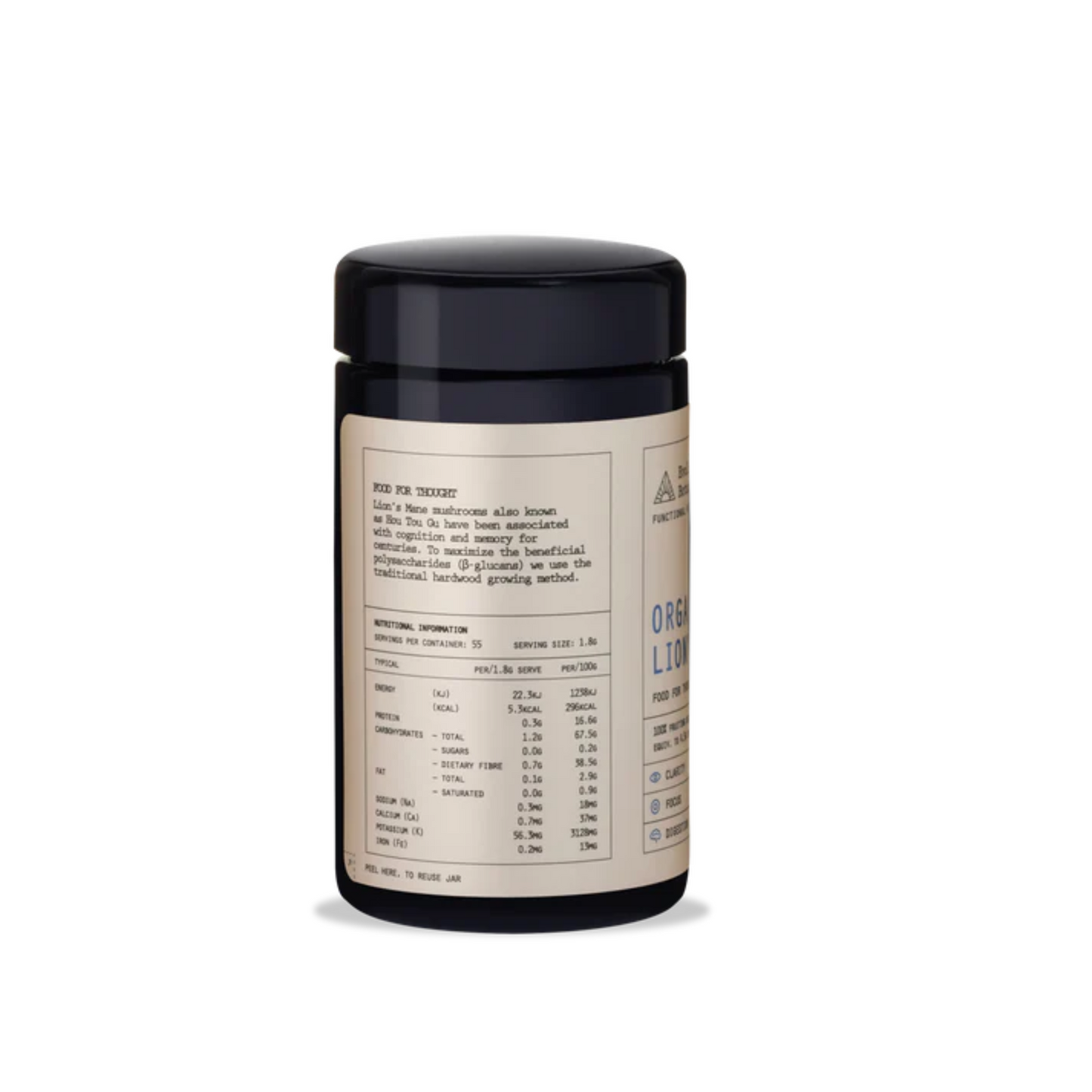 Evolution Botanicals Organic Lion's Mane Extract 100g, Cognitive Performance