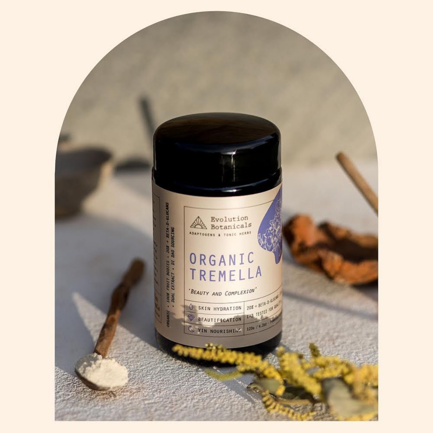 Evolution Botanicals Organic Tremella Extract 100g, Beauty & Glow