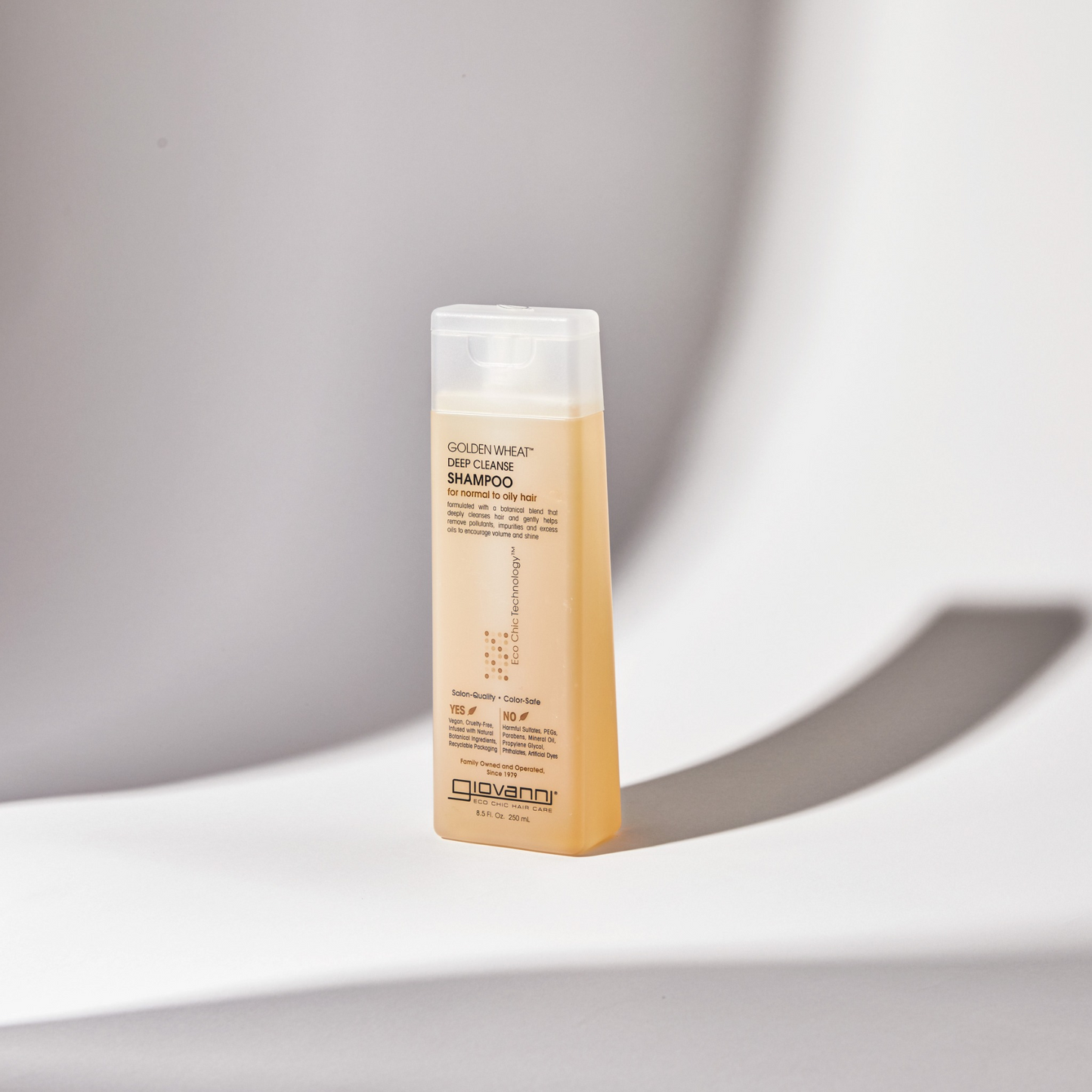 Giovanni Golden Wheat Deep Cleanse Shampoo 250mL, Encourages Volume & Shine