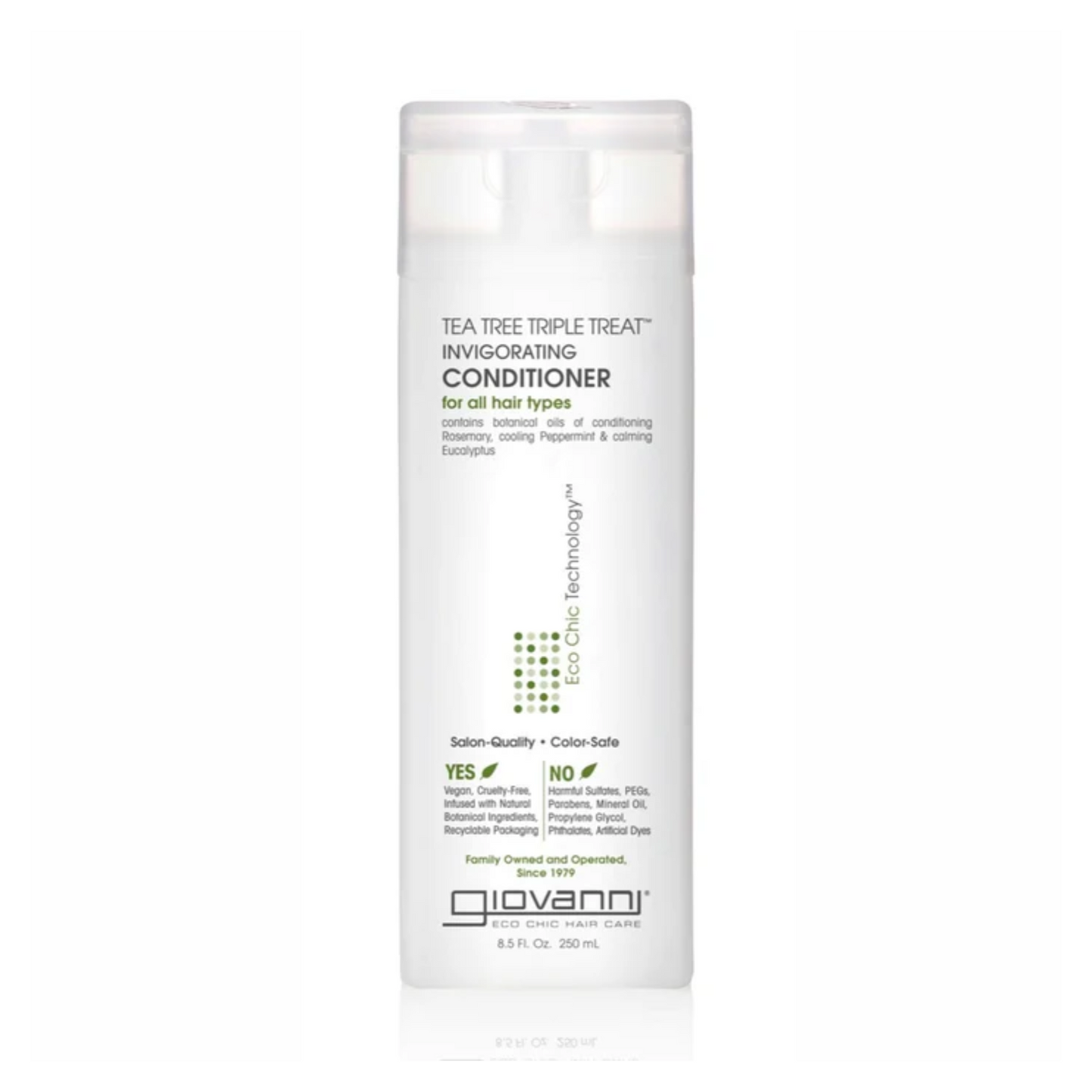 Giovanni Tea Tree Triple Treat Conditioner 60mL Or 250mL, For Refreshed & Renewed Hair