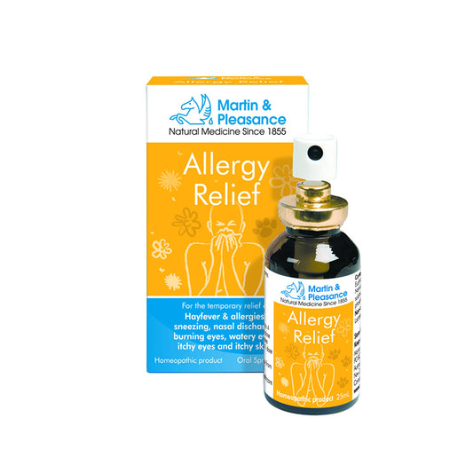 Martin & Pleasance Homeopathic Complex Allergy Relief 25ml Spray, A Traditionally Prepared Homeopathic Remedy
