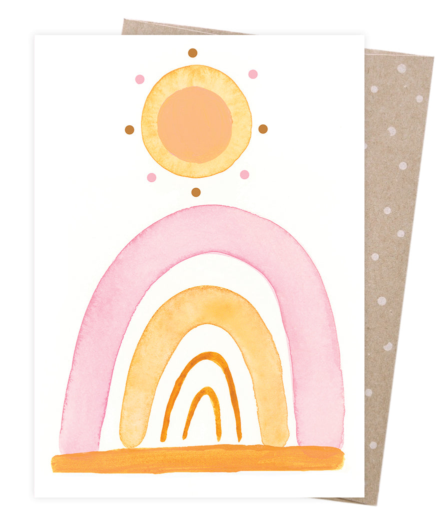 Earth Greetings Wild & Free Card, Natalie Jade Collection (Includes One Card & One Kraft Envelope)
