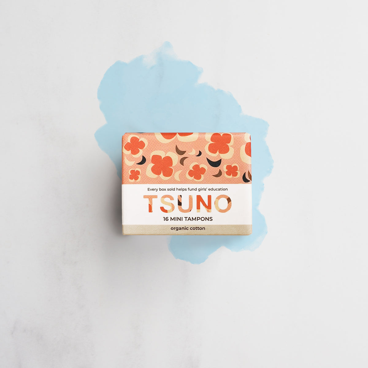 Tsuno Cotton Tampons 16 Pack, Mini Size; Certified Organic