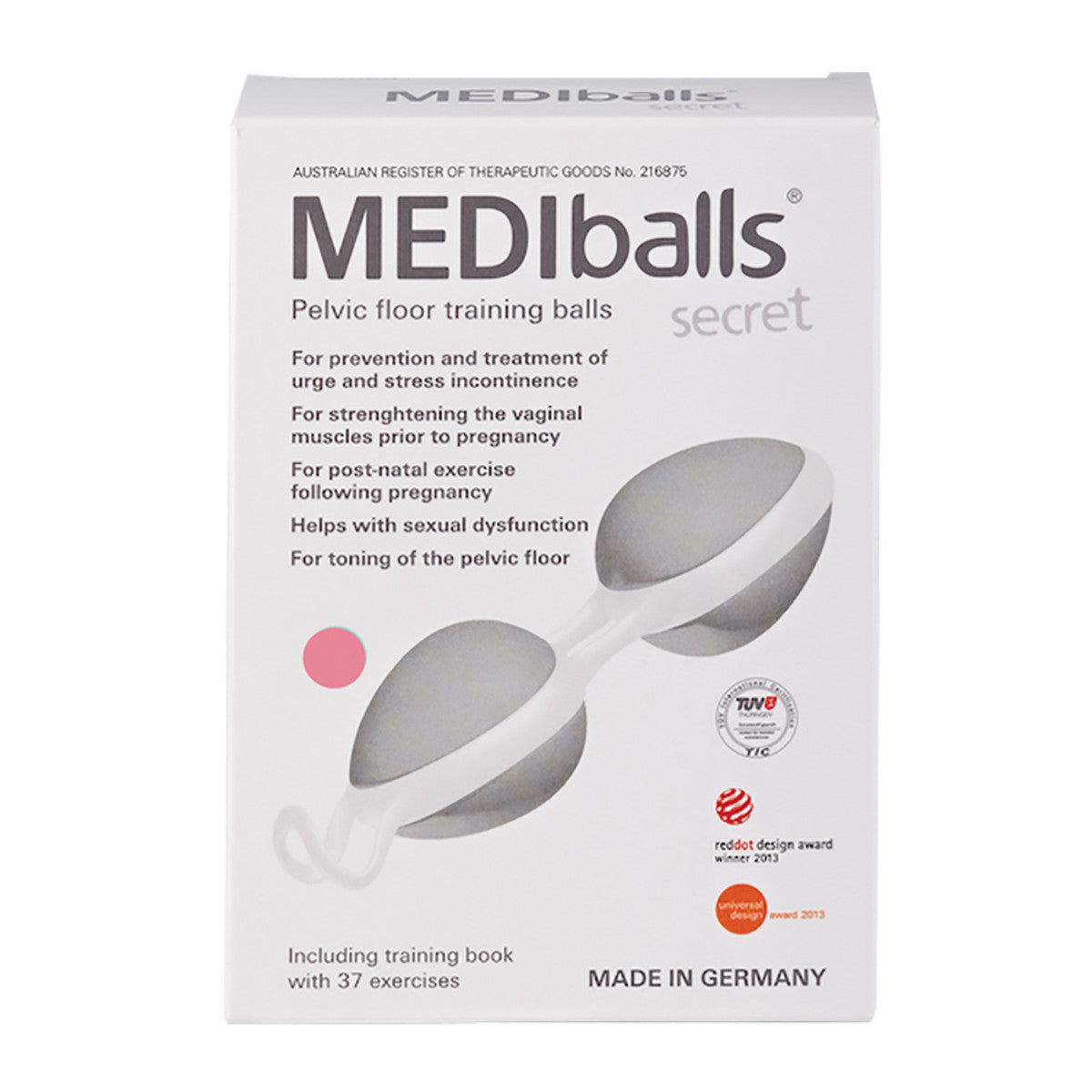 Pelvi MEDIballs Secret For Pelvic Floor Training, Single Or Double