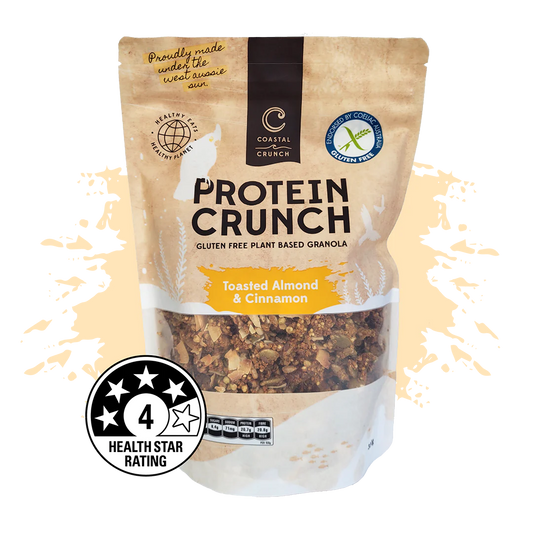 Coastal Crunch Protein Crunch Granola 320g, Toasted Almond & Cinnamon Flavour